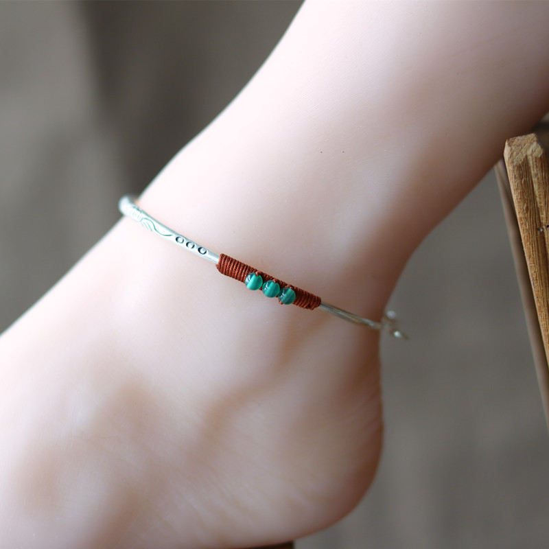 Chaine de cheville Femme en Argenterie - Ref 3104566 Image 3