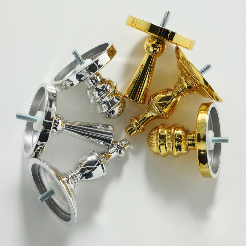 Model head cover replacement top accessories boys and girls electroplating head cover gold silver multi-shape