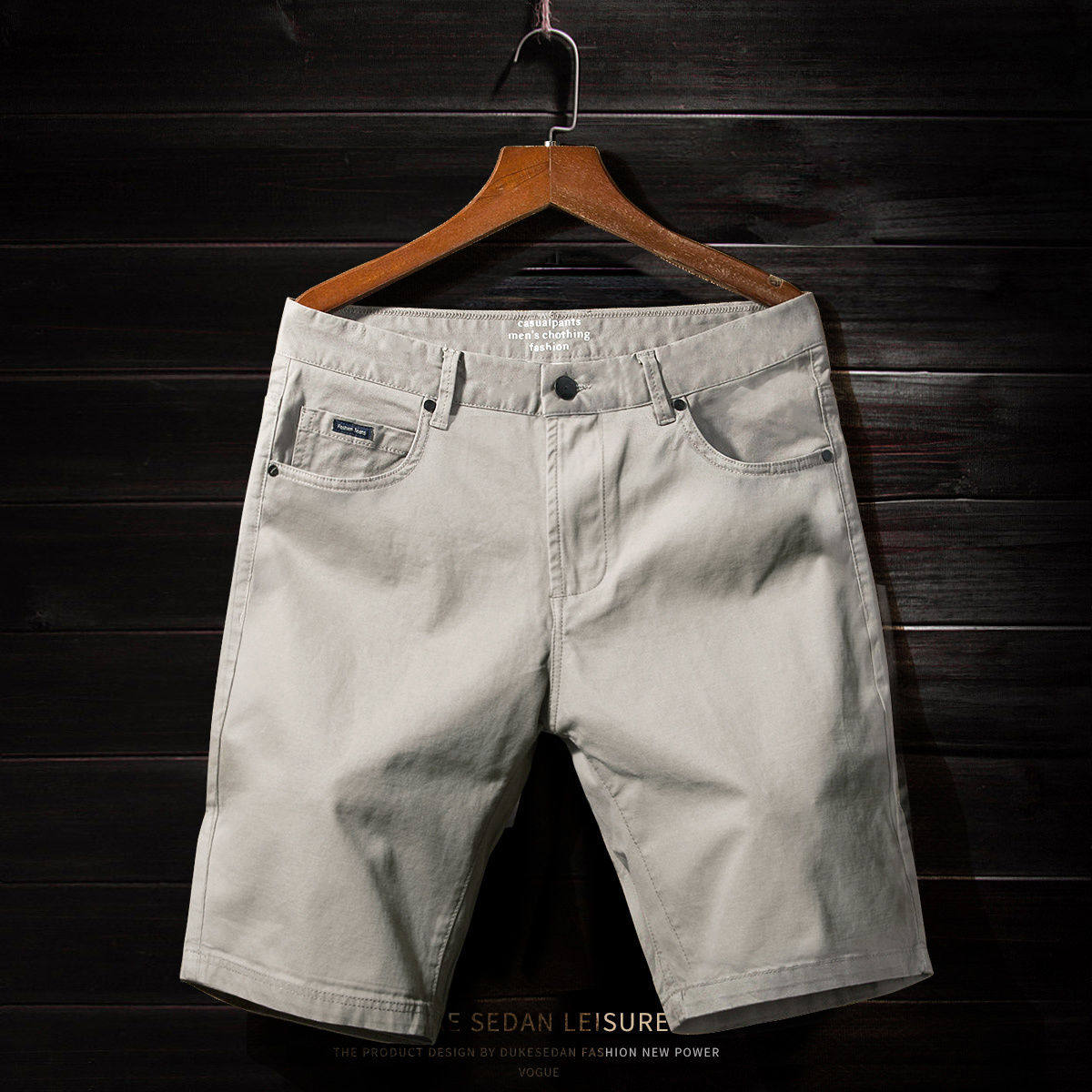 IT ins shorts men's summer thin section Korean style trendy sports casual five-point pants slim-fit elastic outerwear five-point pants