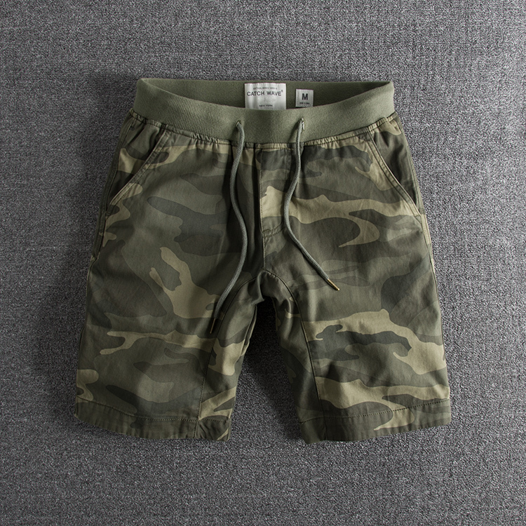 European Camouflage Shorts for Men, New Summer Style Combat Pants, Loose and Comfortable Casual Elastic Waistband Sports Pants, Jogging Pants European Camouflage Shorts for Men, New Summer Style Combat Pants, Loose and Comfortable Casual Elastic Waistband Sports Pants, Jogging Pants