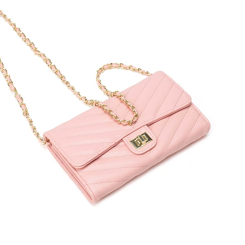 Сумка через плечо, бумажник, барсетка, модная сумка на одно плечо, универсальная цепь, небольшая сумка, премиум класс, в стиле Шанель