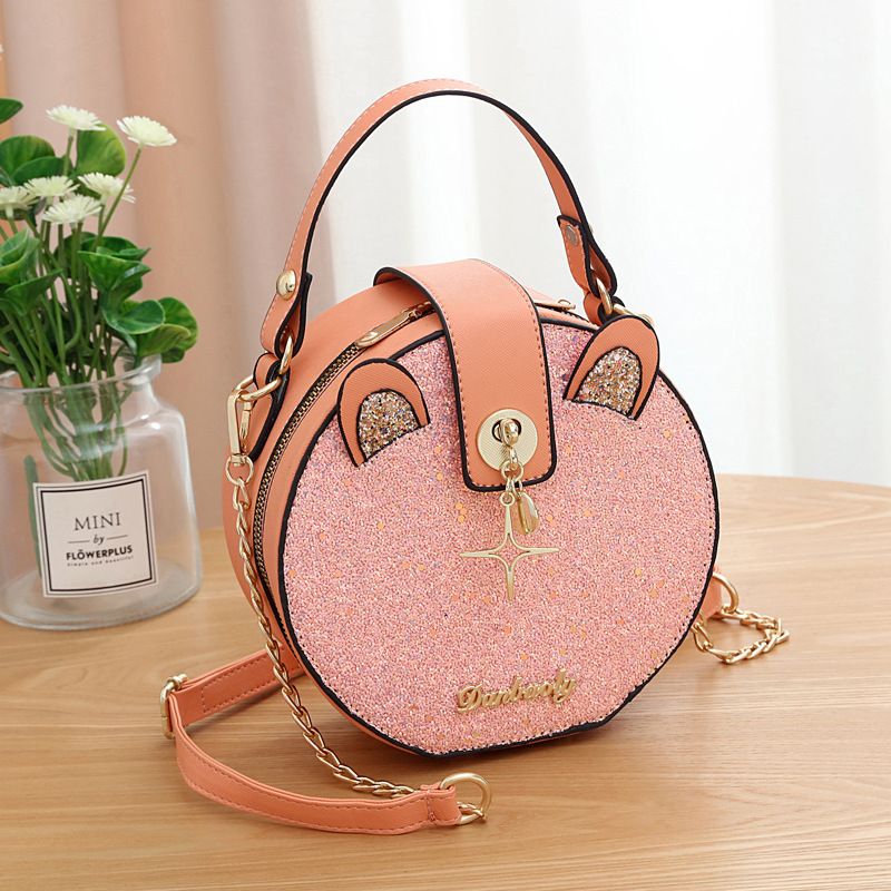 Bag 2020 triều mới nhỏ ins tươi cô gái dễ thương nhỏ túi tròn nhỏ phụ nữ một vai stiletto túi xách