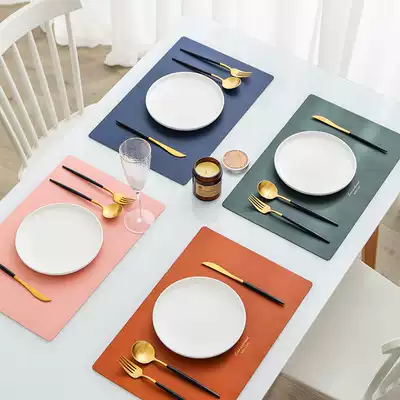 bei europfine leather mat household Western mat water-and oil-repellent insulation fang tang dian plate Bowl Cup mat