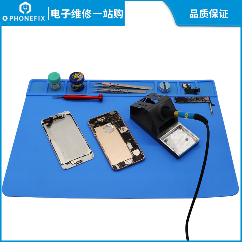 Silicone maintenance heat insulation pad anti-static anti-corrosion high temperature resistant silicone table precision equipment maintenance workbench