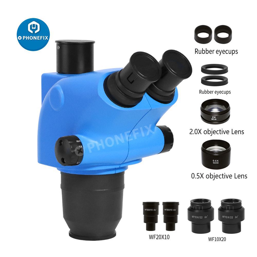 6 5-65 times three-mesh stereo microscope mobile phone repair digital microscope Main board amplifying maintenance