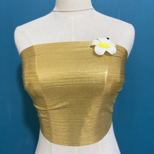 Dai costume Ju Jingyi, Internet celebrity, same style, Xishuangbanna Dai small fresh tube top photo studio art photo shoot