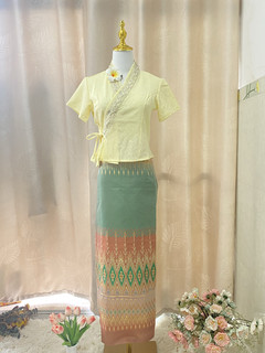 Ropa xishuangbanna dai, ropa de trabajo, traje de té, ropa tailandesa para mujeres, ropa de trabajo diaria fresca y pequeña, verano