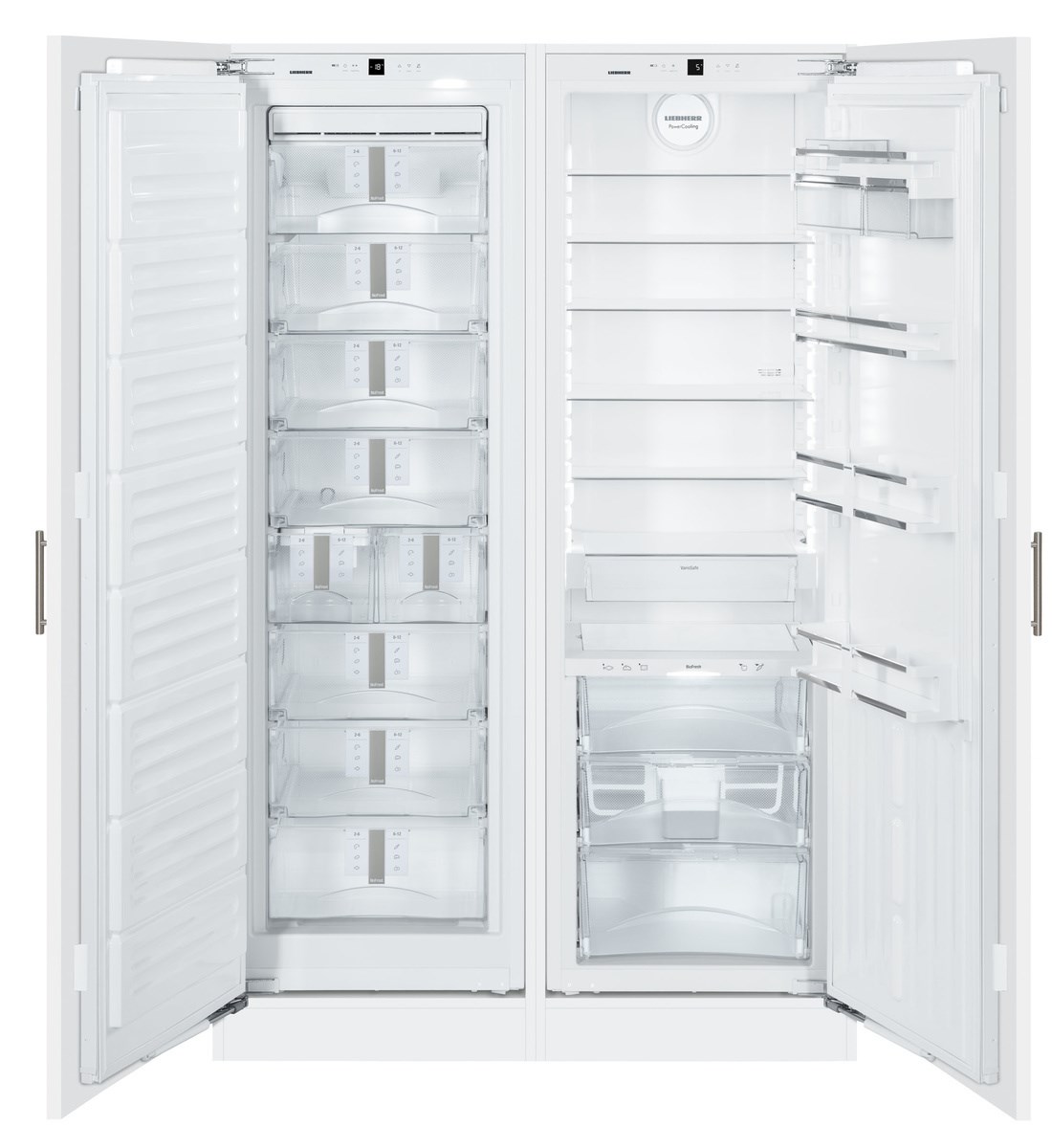 Libble Haier 593 liters with embedded double door refrigerator SBS70I4 (SIGN3576 SIKB3550)