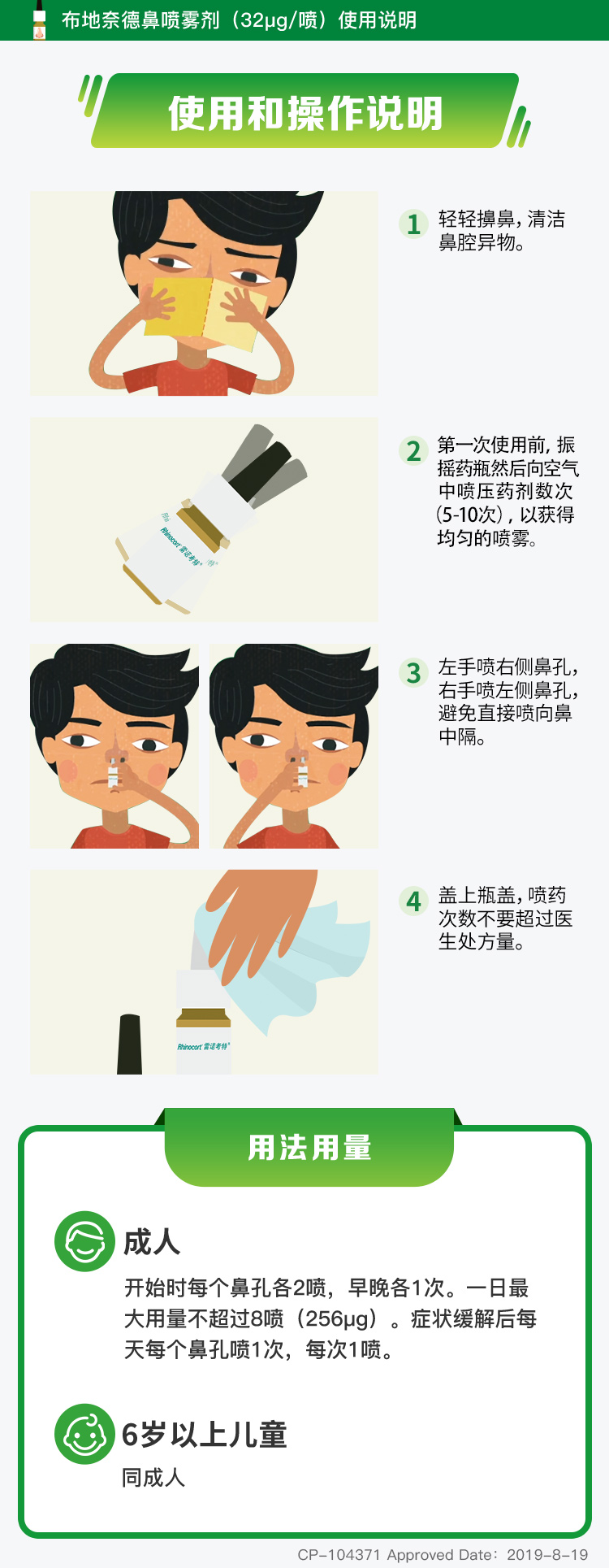 雷诺考特 布地奈德鼻喷雾剂 120喷 治疗过敏性鼻炎 图12