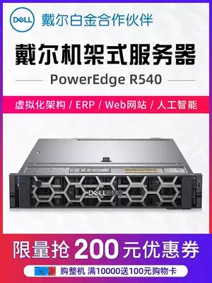 DELL Dell R540 R5302U Rack server Xeon dual-channel enterprise GPU Virtualization host File storage ERP database Domain control