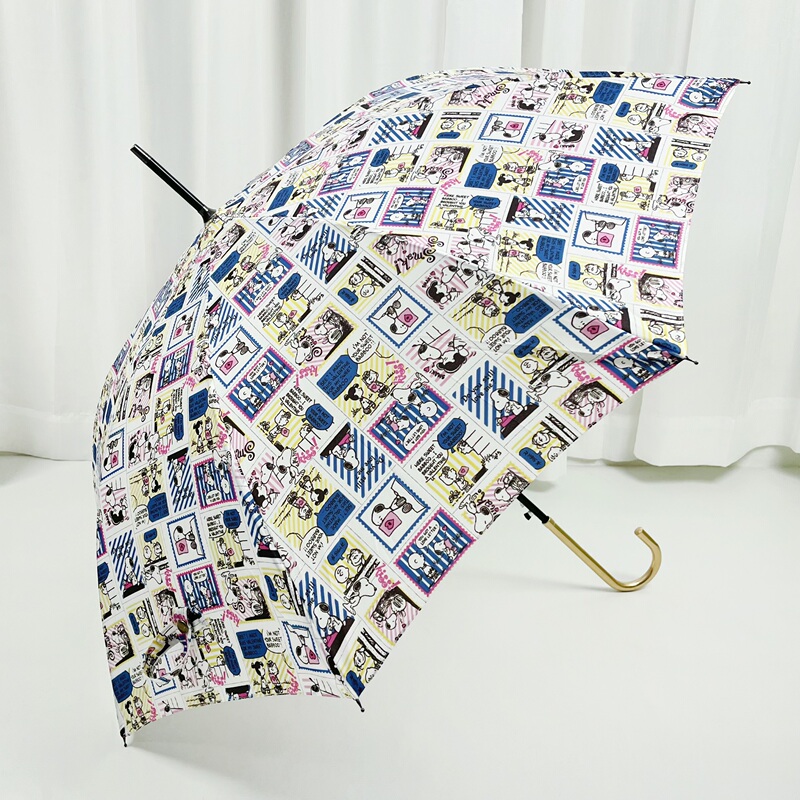 Japanese-Style Fresh Cartoon Snoopy Long Umbrella, Lightweight, Portable, Windproof, Unisex Long-Handled Umbrella Japanese-Style Fresh Cartoon Snoopy Long Umbrella, Lightweight, Portable, Windproof, Unisex Long-Handled Umbrella