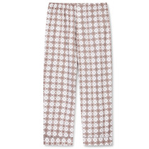 Summer book cotton mens long pajamas plus size loose cotton home pants for the elderly breathable fat pajamas