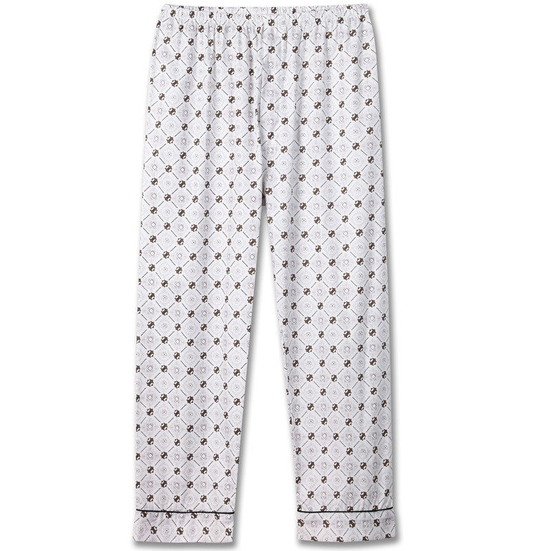 Middle Aged Dad Old Man Sleeping Pants Long Pants Pure Cotton Home Pants Spring Autumn Casual Pure Cotton Loose Men All Cotton Thin