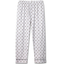 Middle-aged dad Old man pajamas pants pure cotton home pants Spring and autumn leisure pure cotton loose mens cotton thin