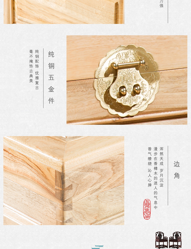 Long não gỗ hộp đầy đủ hộp lưu trữ gỗ sồi của hồi môn hộp lưu trữ hộp thư pháp và hộp sưu tập tranh hộp cổ - Cái hộp thùng gỗ sồi 100 lít