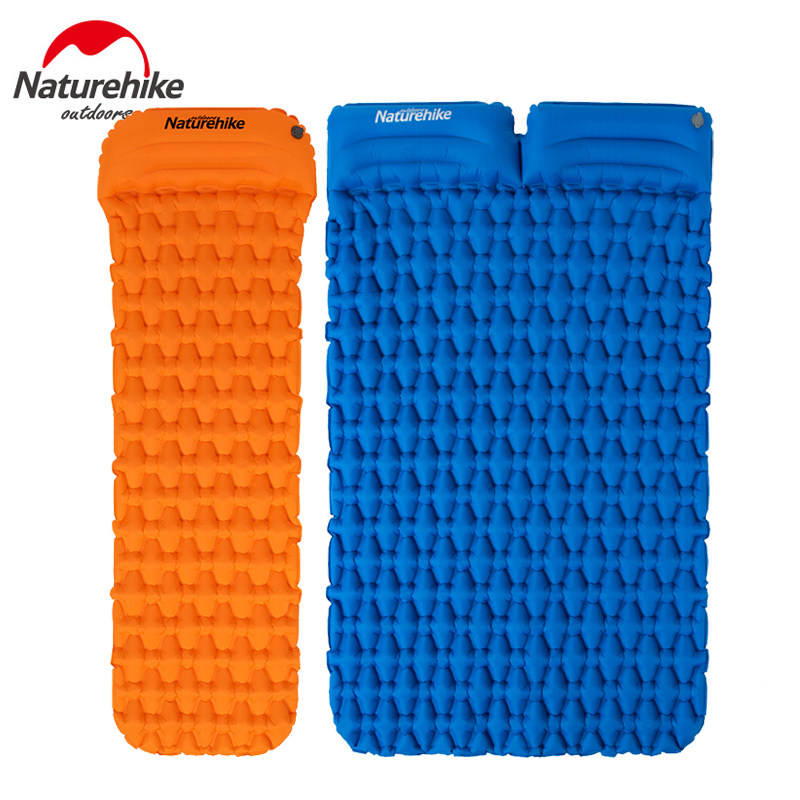 Air-bag portable air-proof damp mat outdoor tent sleeping mat camping floor mat single thick super light nap sleeping mat