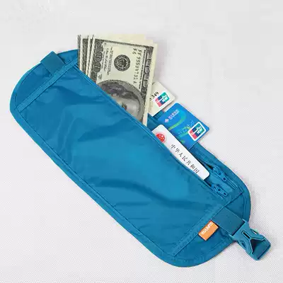 Travel small pocket personal anti-theft invisible wallet abroad travel passport bag card bag card certificate bag ultra-thin mobile phone bag