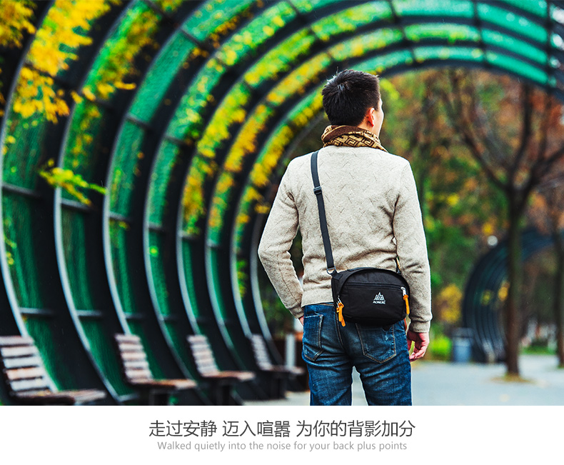 Hàn quốc phiên bản của giản dị vai túi Messenger nam đa chức năng túi xách tay nữ đơn giản hoang dã thời trang túi du lịch không thấm nước ví cầm tay nữ mini