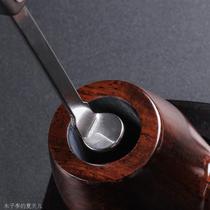 Portable three-in-one cigarette knife and pressure stick with keychain and pipe accessories foldable cigarette knife pressure rod and needle