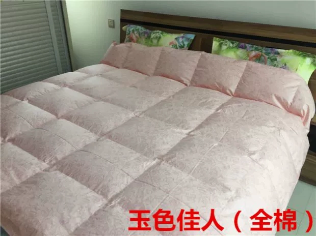 Duvet quilt bán thành phẩm chống khoan xuống đống chăn che mật độ cao đứng lót tự lót nhung lót vải cotton lõi - Quilt Covers