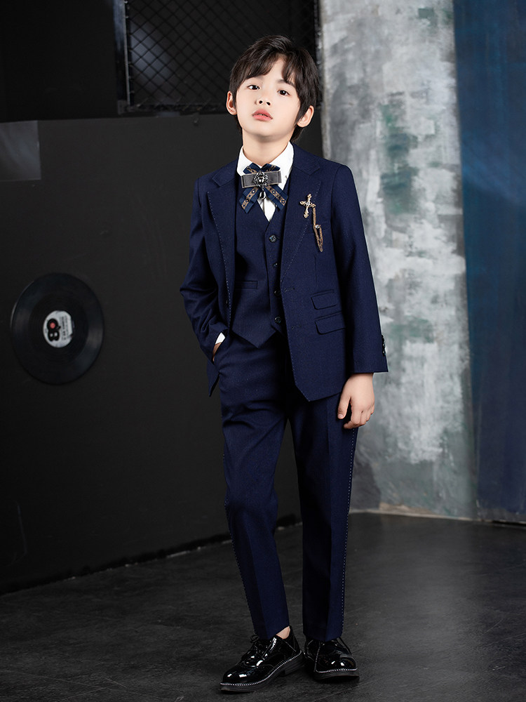Children's Suit, Boy's Formal Suit, 2025 New Runway Show, Flower Boy, Handsome Little Suit, Host, Piano Performance Outfit