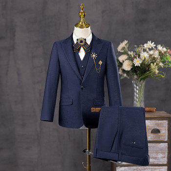 Children's Suit Set, Boys' High-End Flower Boy Formal Wear, Boys' Suit, Host Piano Performance Outfit, Stylish British Style