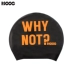 Mũ bơi HOOG nữ không thấm nước không đầu dài tóc thời trang silicone bảo vệ tai thiết bị bơi nam mũ bơi chuyên nghiệp - Mũ bơi 	mũ bơi dễ thương Mũ bơi
