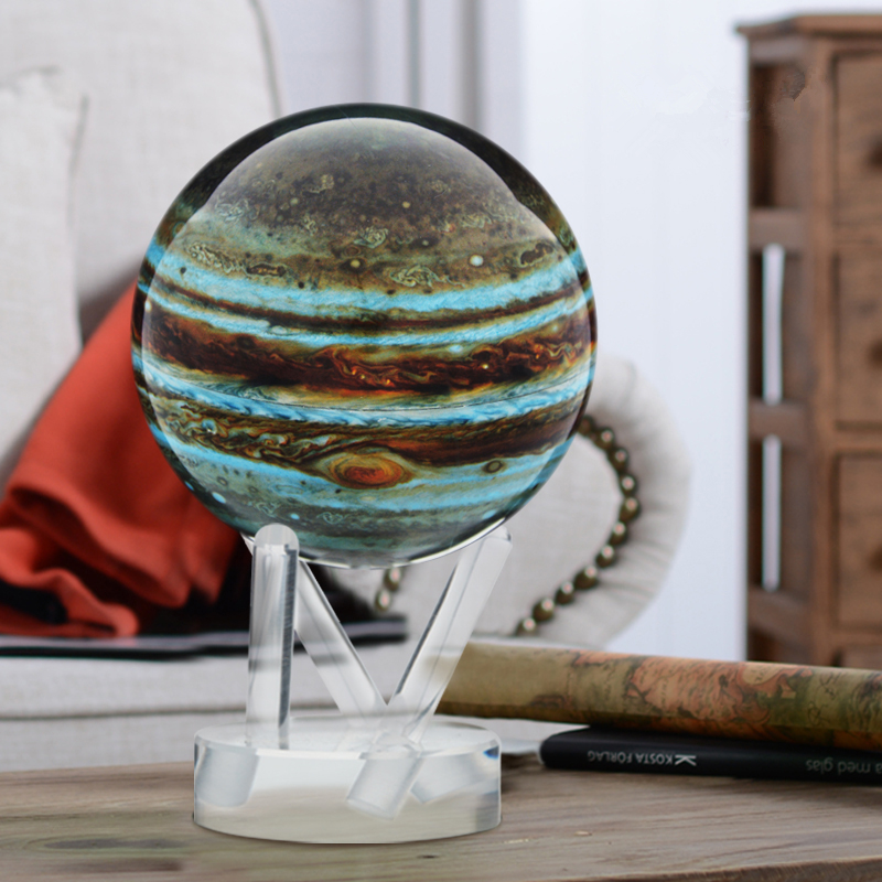 American mova astronomical model Jupiter planet light energy self-rotating solar globe study office ornaments