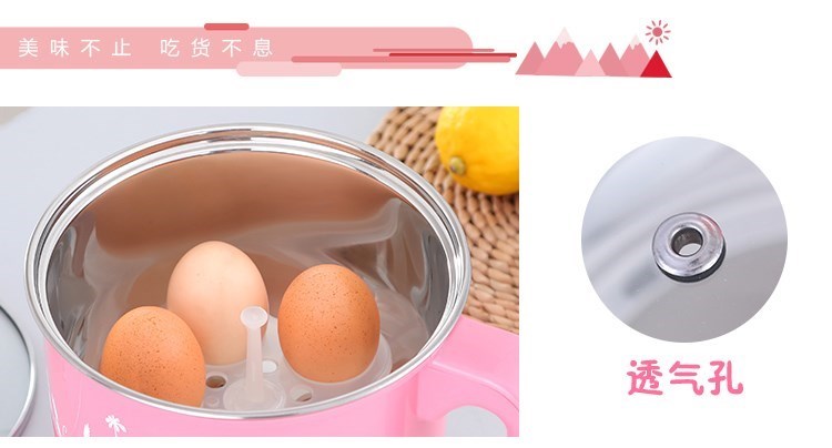 Sinh viên hấp bánh bao hai tầng hấp trứng nồi phở tự động tắt nguồn tạo tác ký túc xá mini mì ăn liền nhỏ nồi hấp bánh bèo