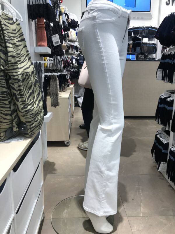 Демисезонные джинсы, базовые повседневные брюки, Италия, высокая талия, в обтяжку 