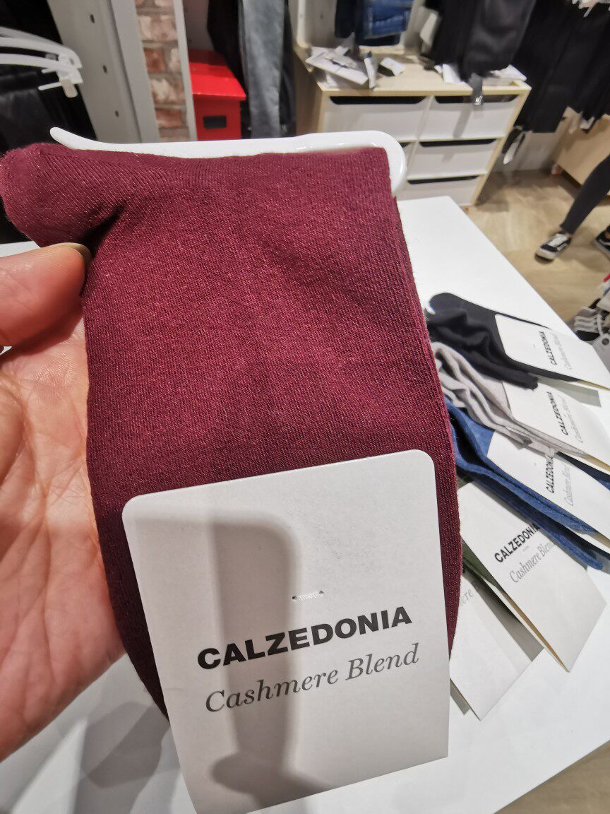 колготки / чулки дна calzedonia意大利女士秋季冬纯色休闲简约含7%羊绒细节棉质短袜