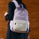 Backpack ແຊ້ມແຊ້ມ 2024 Summer New School Bag Travel Bag Sports Men and Women Embroidered Letter Backpack