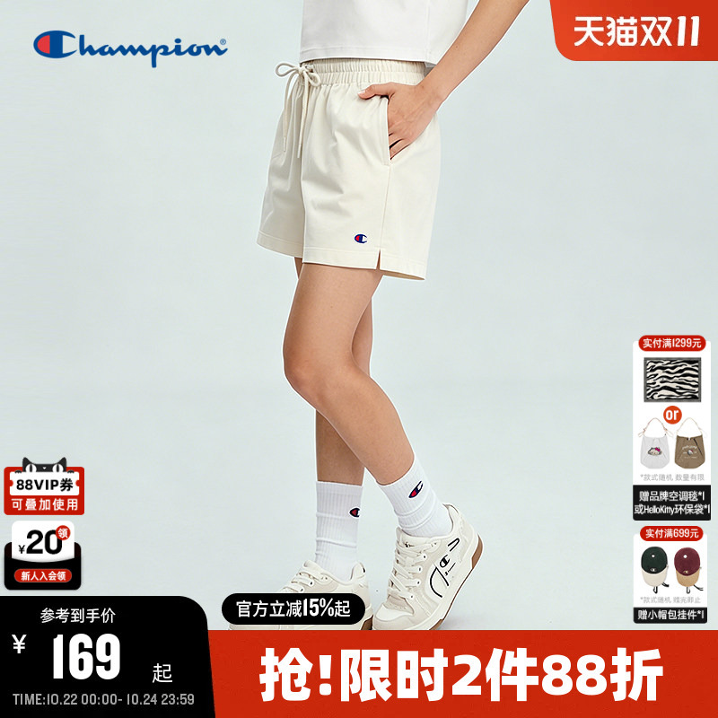 Champion Women's Knitted Shorts 2026 Summer New Pure Cotton Outerwear American Sports Style Hot Pants Trendy Brand
