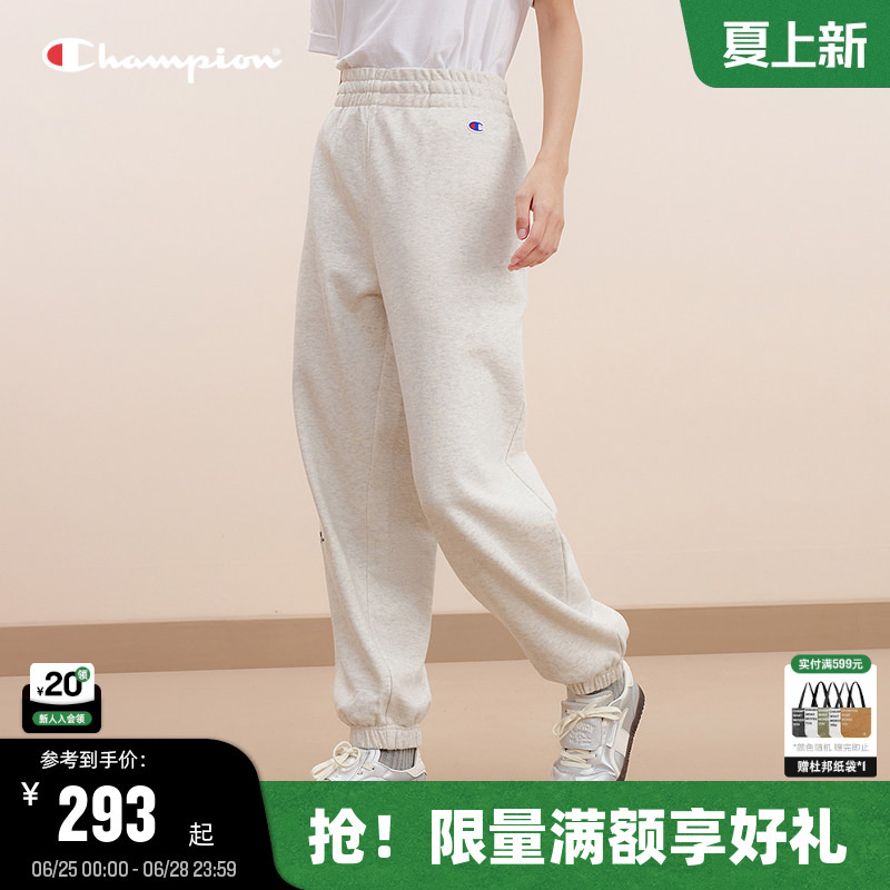 Champion Men's Sweatpants 25 Autumn New Straight-Leg Casual Pants Sports American-Style Simple Pants
