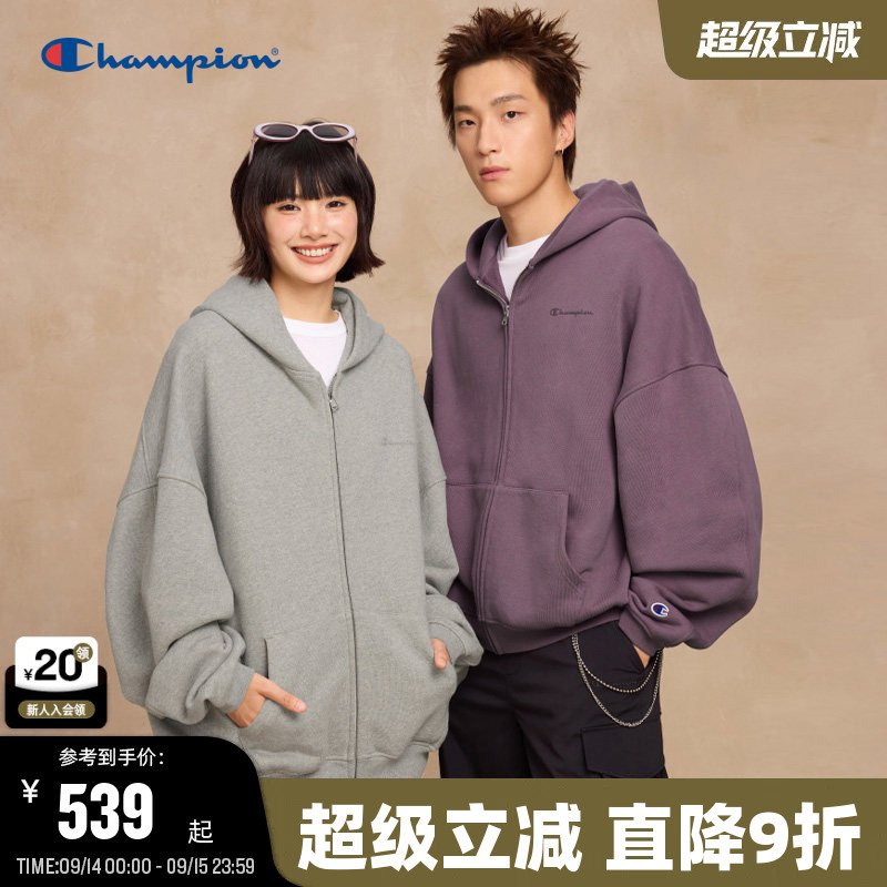 Champion Hoodie Similar to Zhou Keju'S, Men's Autumn New American-Style Jacket, Cardigan with Zipper for Women