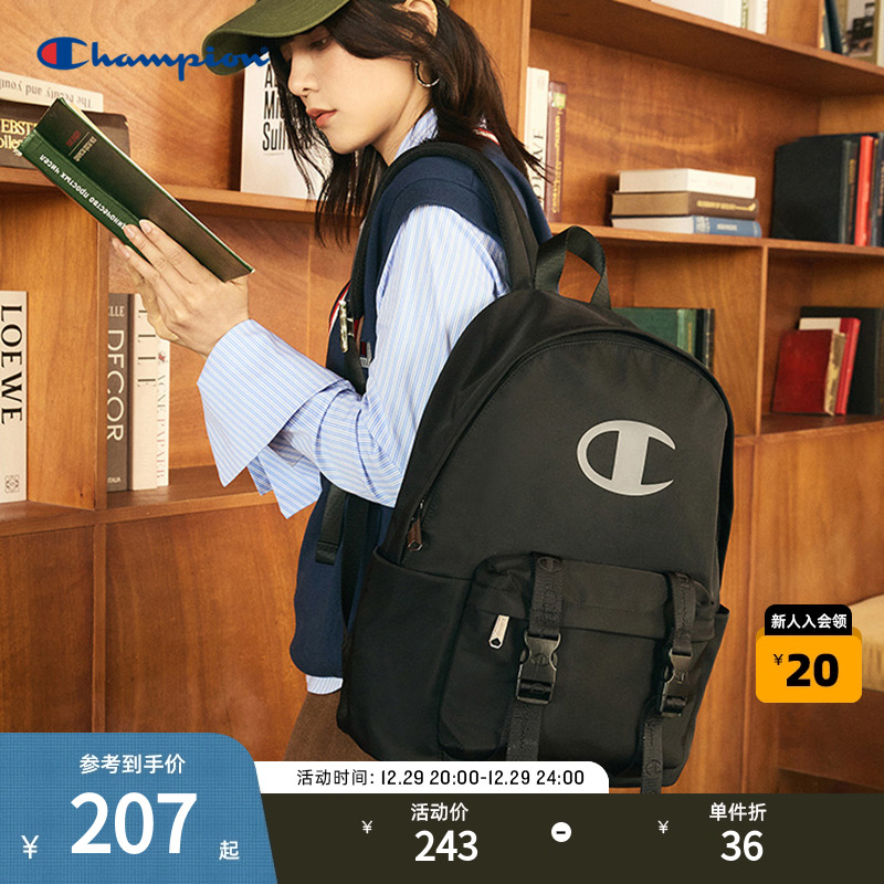 Champion Champion Official Web Lovers New Students Backpacks Bag Girls Printed Travel Bag Sport Double Shoulder Bag Man-Taobao