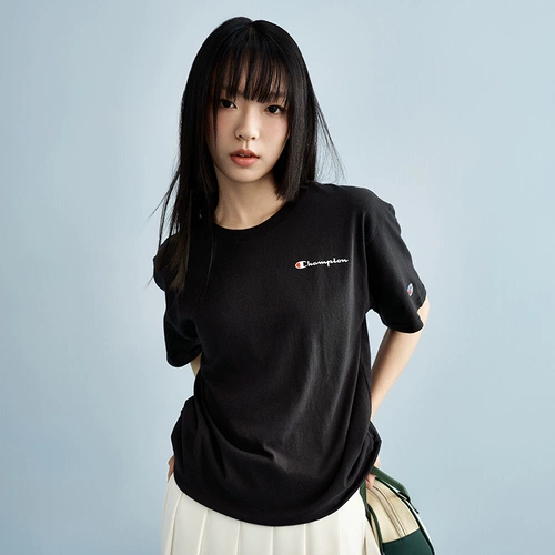 Хлопковая однотонная футболка для влюбленных для отдыха, в американском стиле, короткий рукав