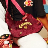 Сумка-круассан Champion Champion в год змеи 2025 года, весна, новый новый год, красная сумка под мышкой, женская сумка через плечо, тренд