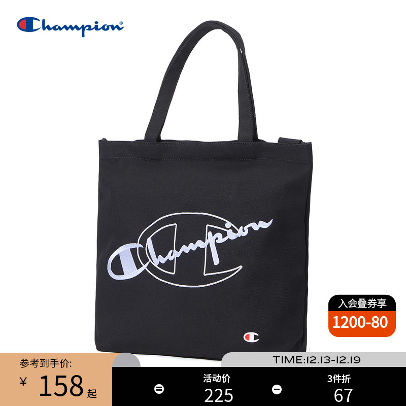 Champion champion official website canvas bag women's new autumn and winter casual couple tide brand class bag shoulder bag satchel