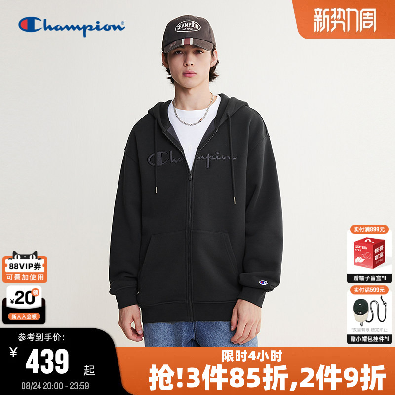Champion Champion Hoodie Men's 2026 Autum New Couple Cardigan Jacket Women's American Casual Loose Fit