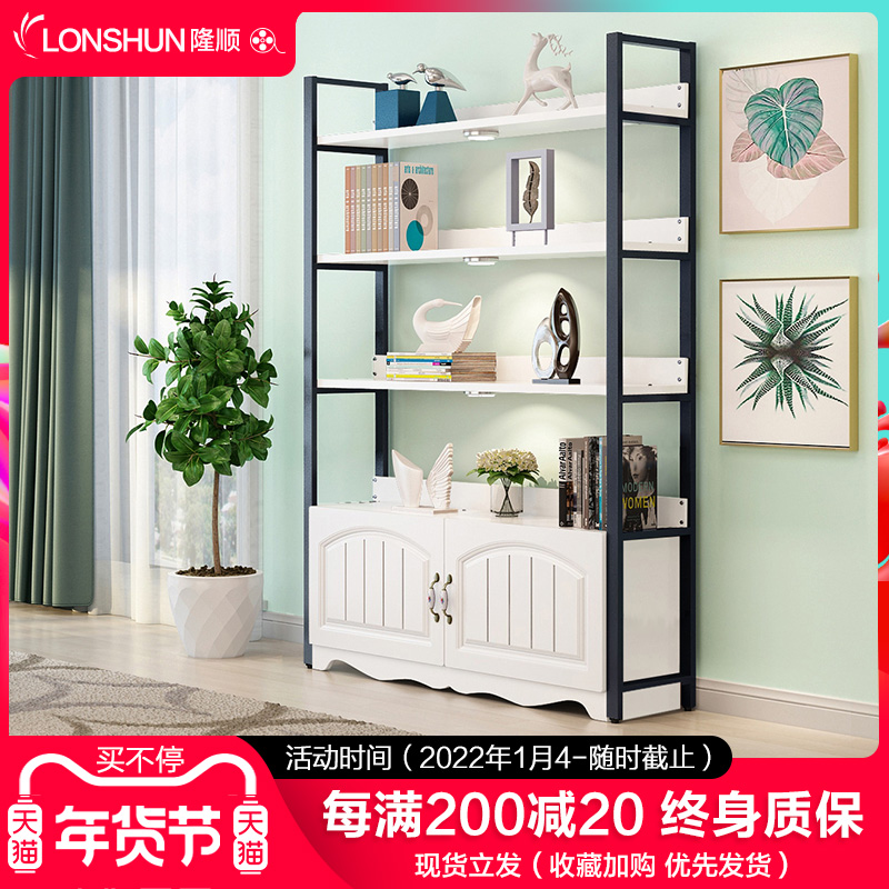 Steel wood bookshelves Floor-to-ceiling shelves Living room storage shelves Partition shelves Storage cabinets Against the wall shelves Bedroom storage shelves