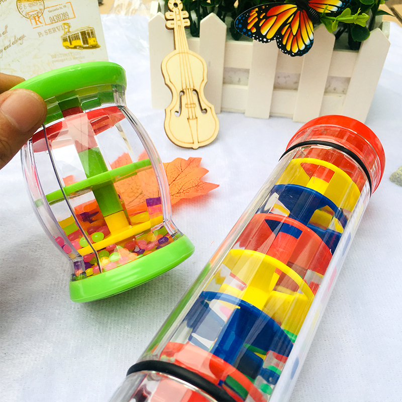 Early education Orff musical instrument rain sound tube sand hammer sand egg infant educational kindergarten music teaching aids parent-child toys