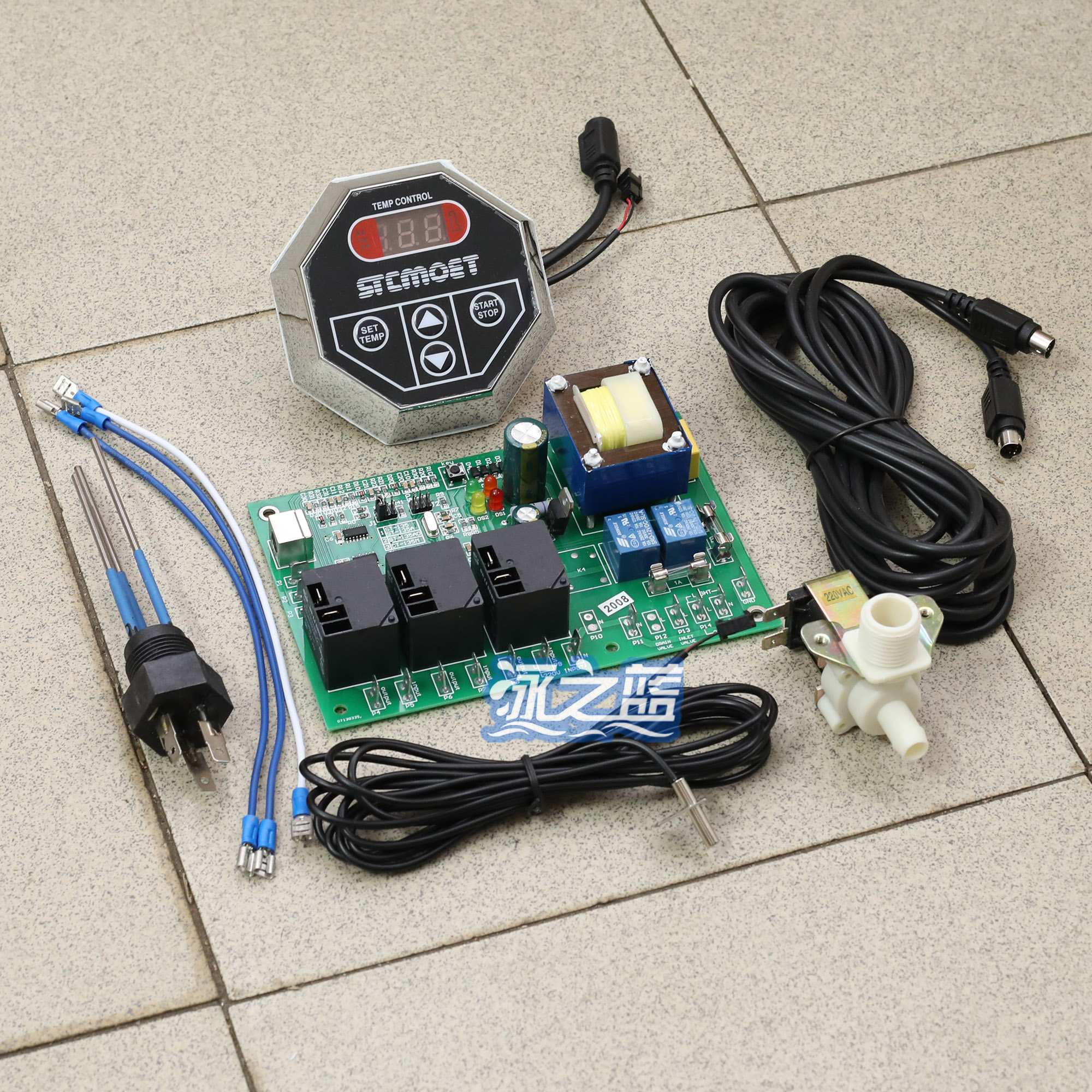 Steam Machine Accessories STCMOET Circuit Motherboard Water Level Probe Oval Controller Data Line Magnetic Valves