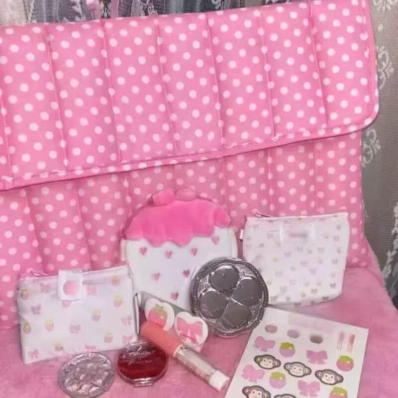 High-Looking, All-Inclusive Computer Bag, Cute Pink Polka Dot Storage Bag, Large-Capacity Laptop and Tablet Universal Computer Bag High-Looking, All-Inclusive Computer Bag, Cute Pink Polka Dot Storage Bag, Large-Capacity Laptop and Tablet Universal Computer Bag