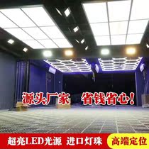 Car beauty station light Car wash room dust-free film room Nine grid light LED honeycomb soft film light dust reduction equipment