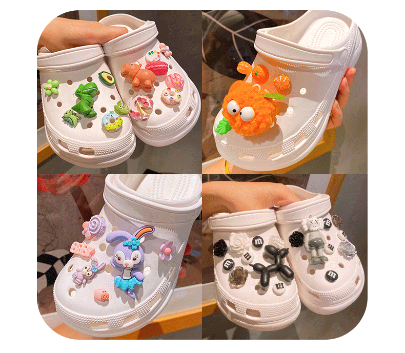 Обувная застежка 星黛露可爱crocs洞洞鞋扣适配diy配件鞋扣装饰品卡扣鞋子配饰鞋花 Others