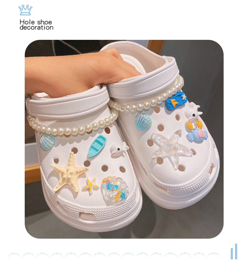 Обувная застежка 星黛露可爱crocs洞洞鞋扣适配diy配件鞋扣装饰品卡扣鞋子配饰鞋花 Others