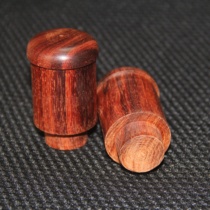 Decorating traditional calligraphy and painting mounting materials 2 3 cm ebony mahogany chicken wing wood calligraphy and painting axis head mahogany solid wood