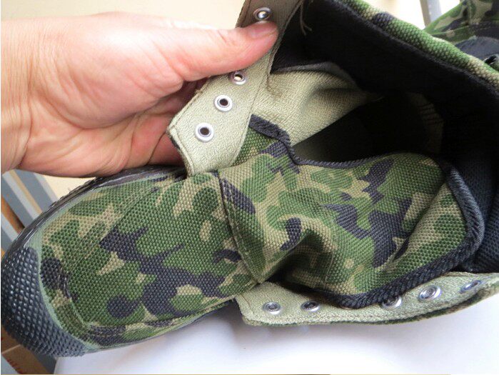 Bottes militaires en toile - dérapage - Ref 1399595 Image 10