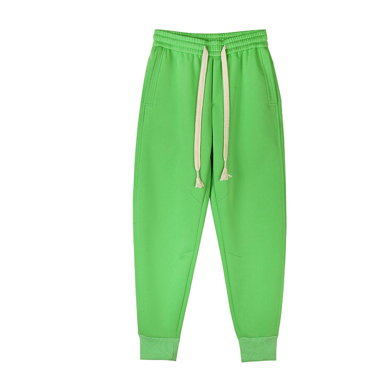 Grass Green Sweatpants for Men, New Spring/Summer Style, Loose Fit, Versatile Joggers, Casual Pants, Trendy and Fashionable, High-Quality Sweatpants